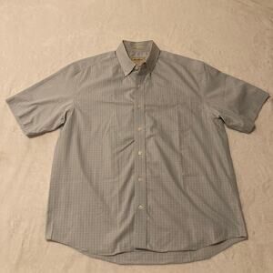 Eddie Bauer Wrinkle-Resistant Long Sleeve Button-Down Shirt Men’s Size L